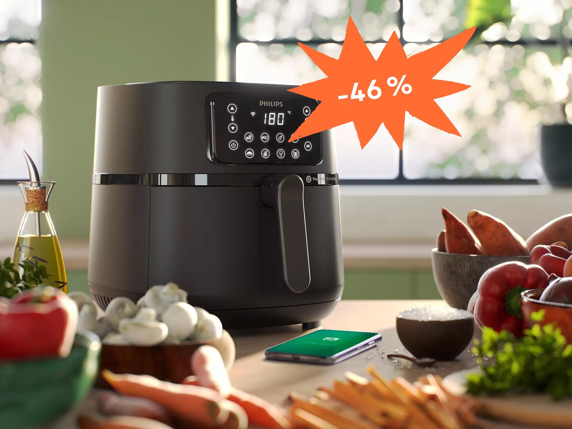 16-in-1 – MediaMarkt verkauft den originalen Philips Airfryer für fast die Hälfte des Preises