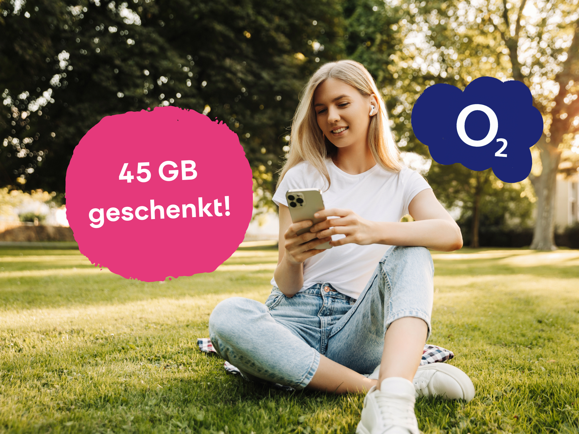 45 GB geschenkt zum Tarif bei O2