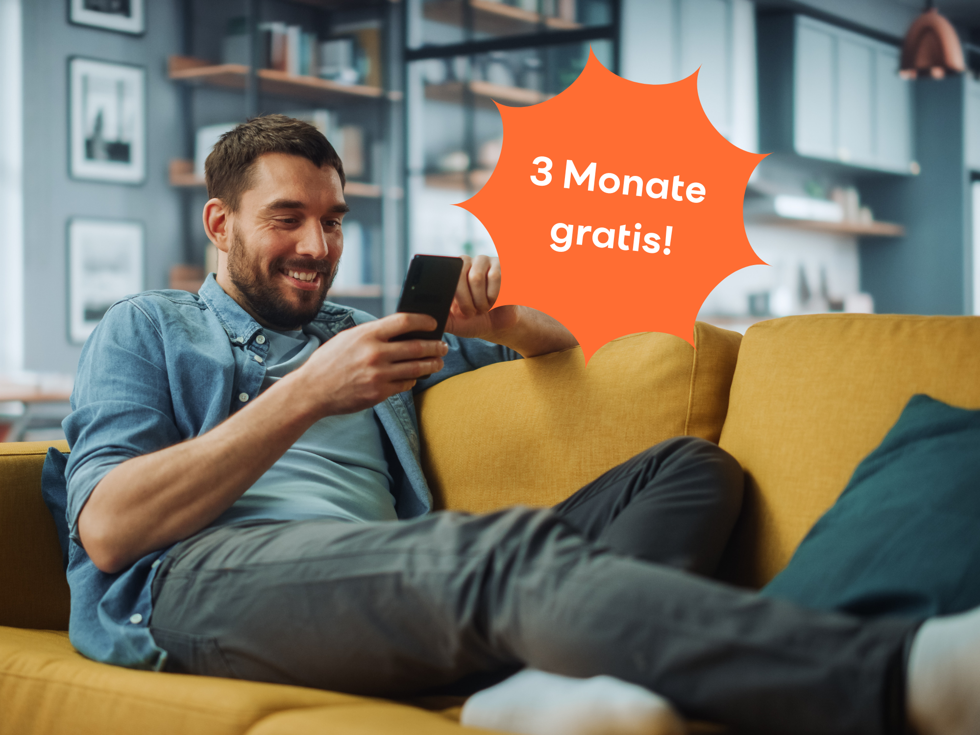 50-GB-Tarif zum Wahnsinnspreis – und 3 Monate bekommst du sogar geschenkt