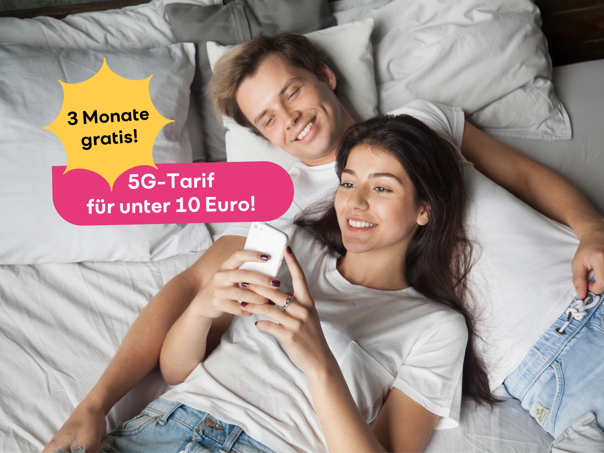 5G-Tarif für unter 10 Euro und die ersten 3 Monate gratis!