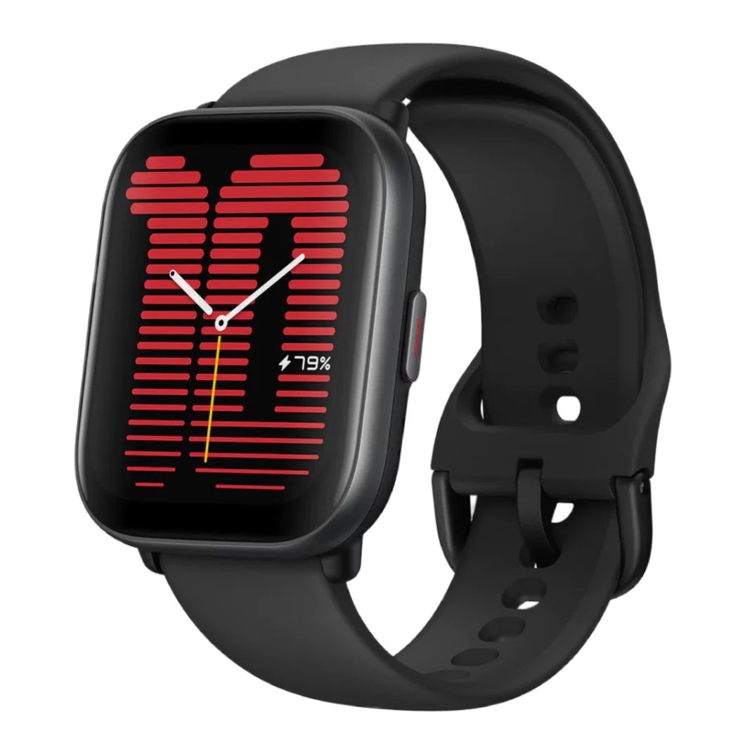 Amazfit Active seitlich vorn schwarz