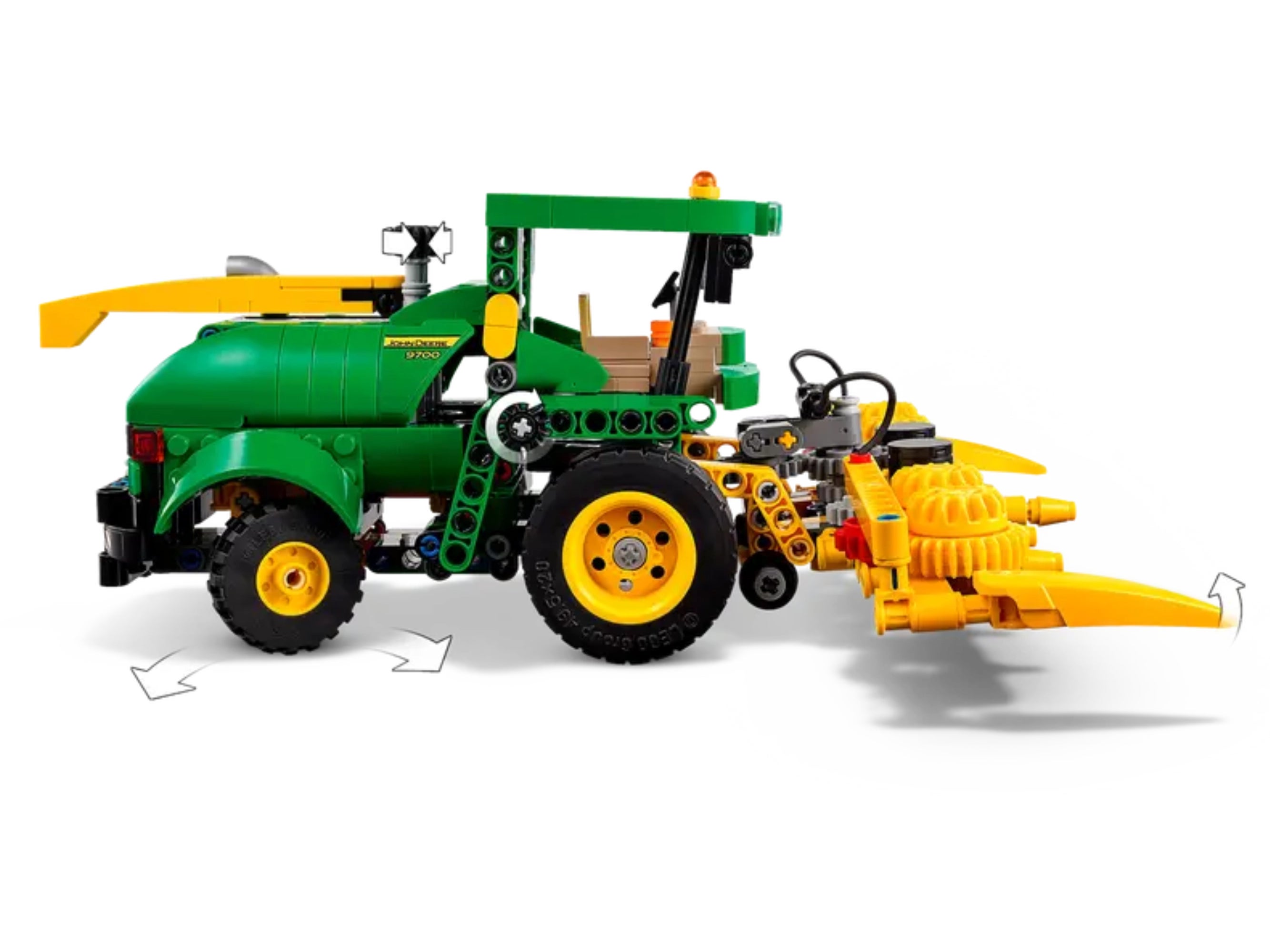 Foto: Klemmbaustein Lego John Deere 9700 Forage Harvester (42168)