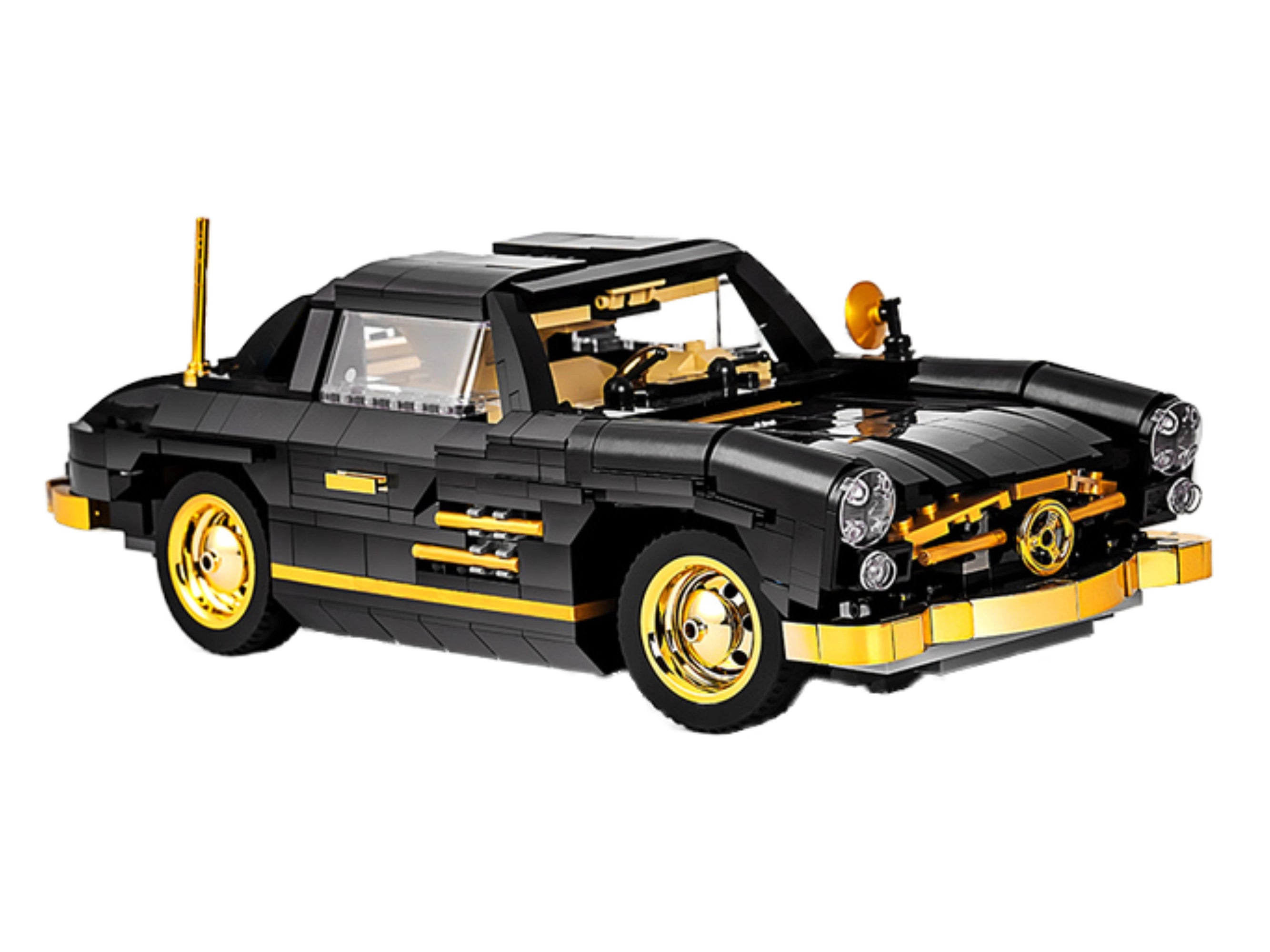 Mould King K500 Oldtimer - 300 SL (10005) vs Mould King RC Mobilkran Mk ...