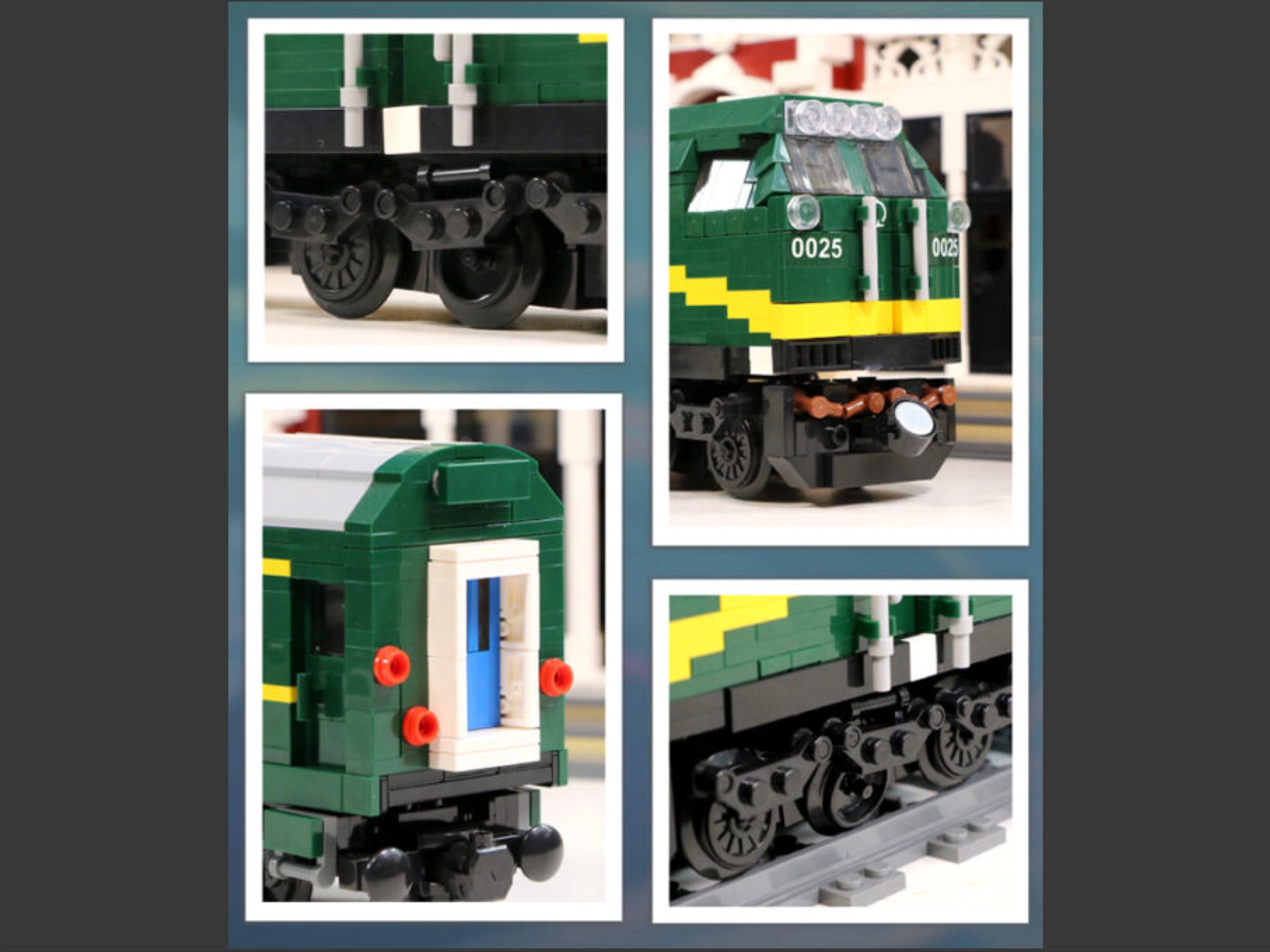 Foto: Klemmbaustein Mould King RC NJ Diesellokomotiven (12001)