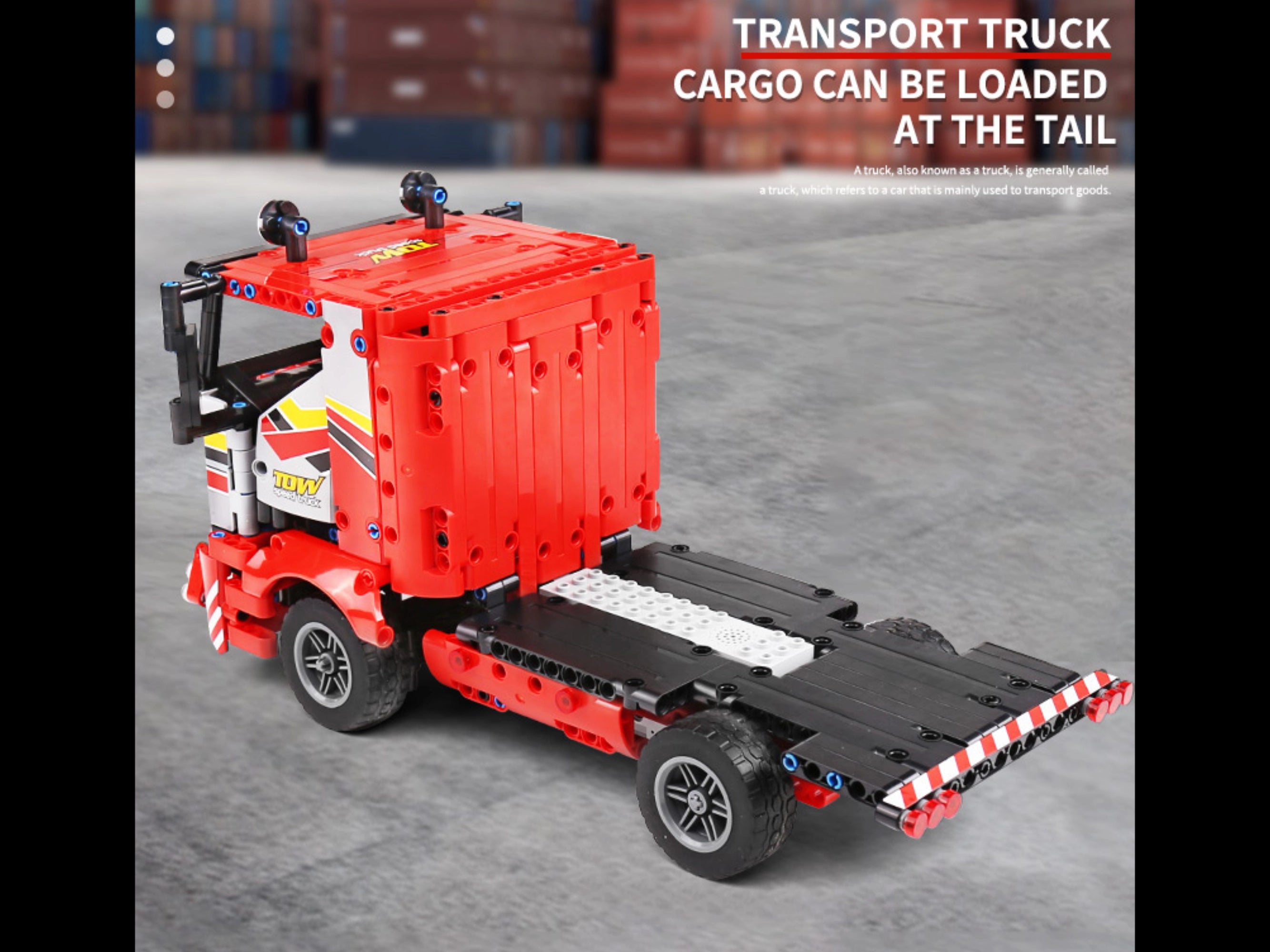 Foto: Klemmbaustein Mould King RC Transportwagen (15003)