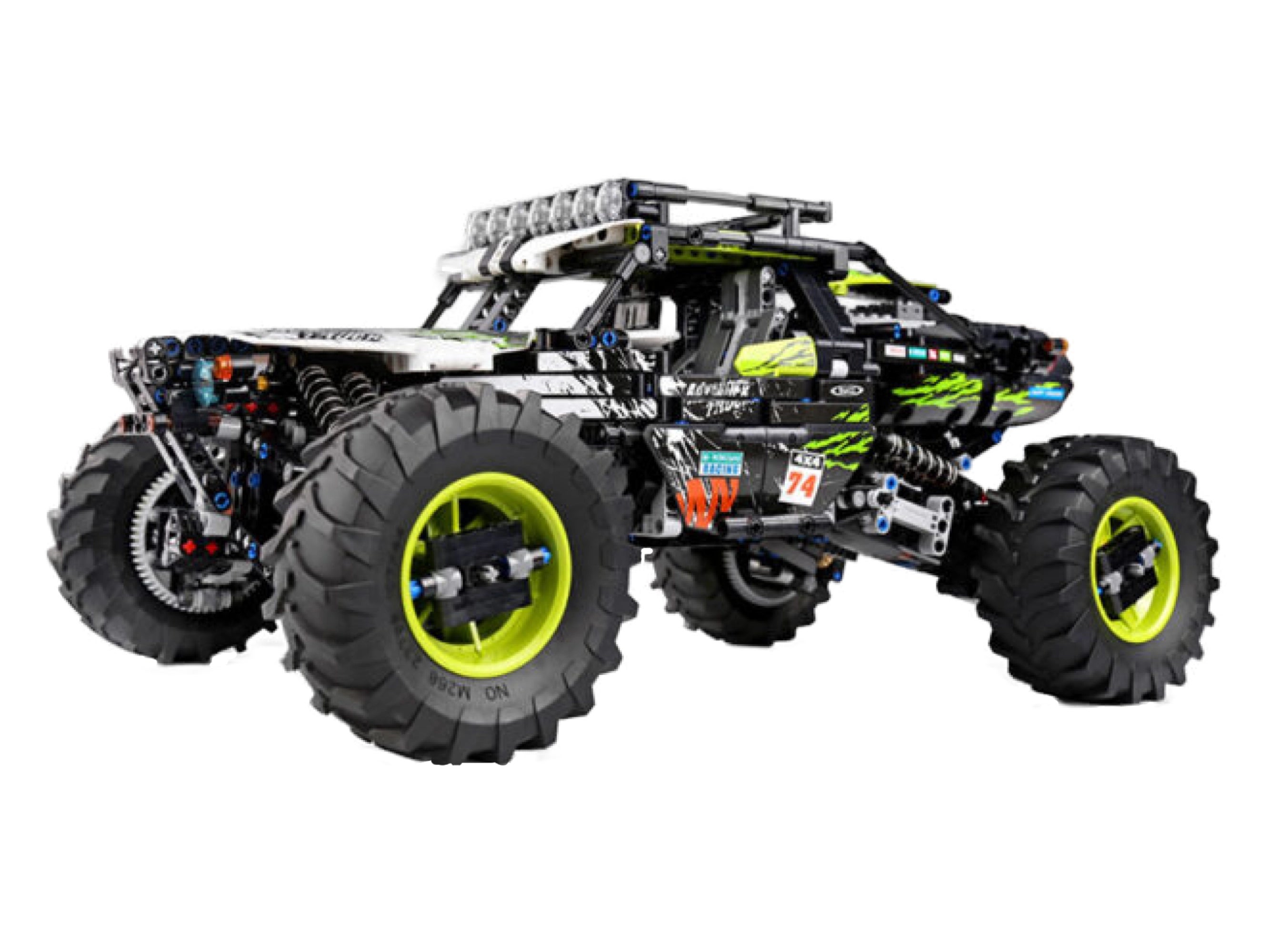 Mould King_18002_RC Green Hound-Buggy_seitlich vorn