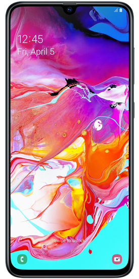 Samsung a70 front