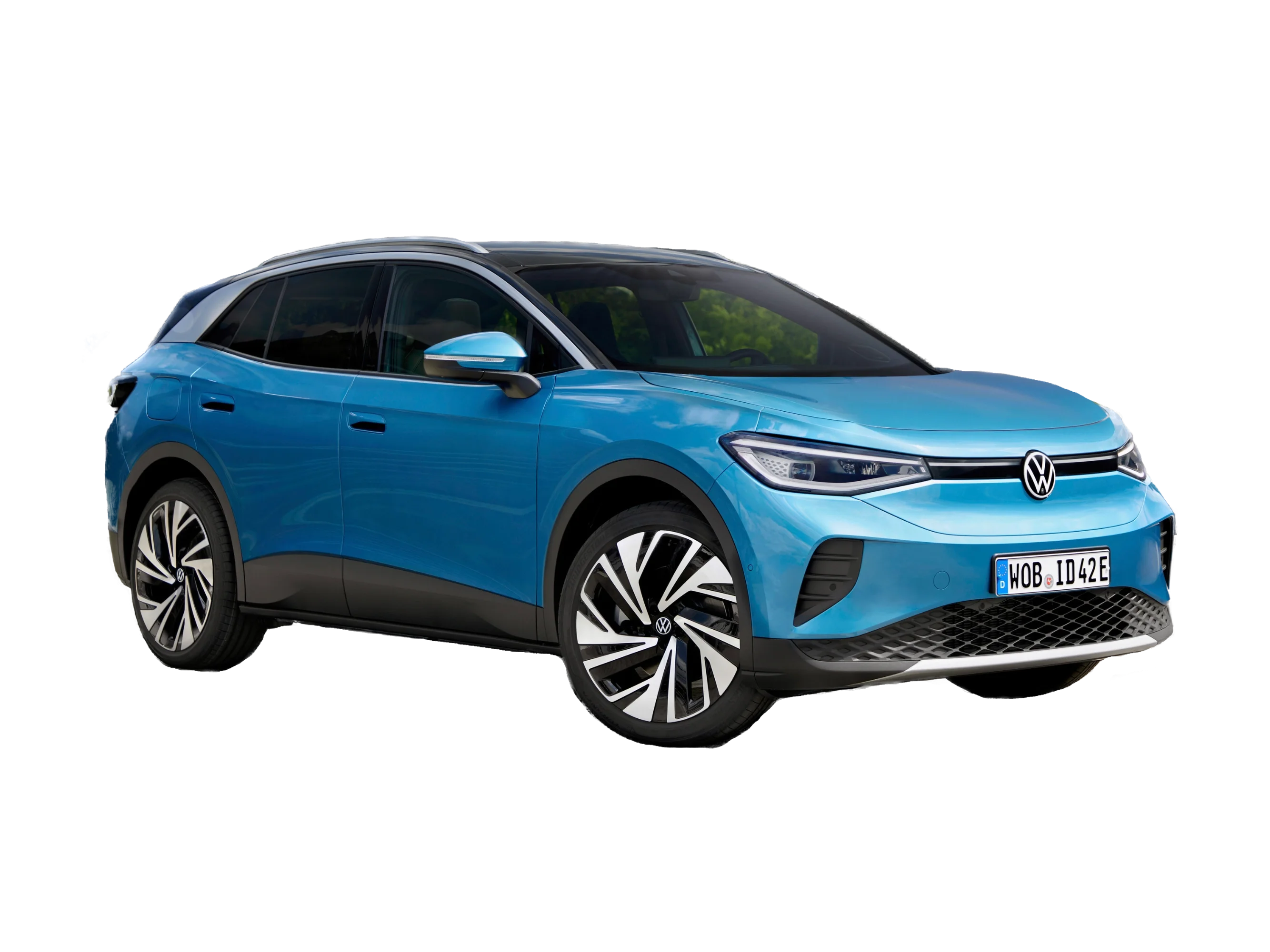 Volkswagen_ID.4 Pro 2023_seitlich vorn2_blau