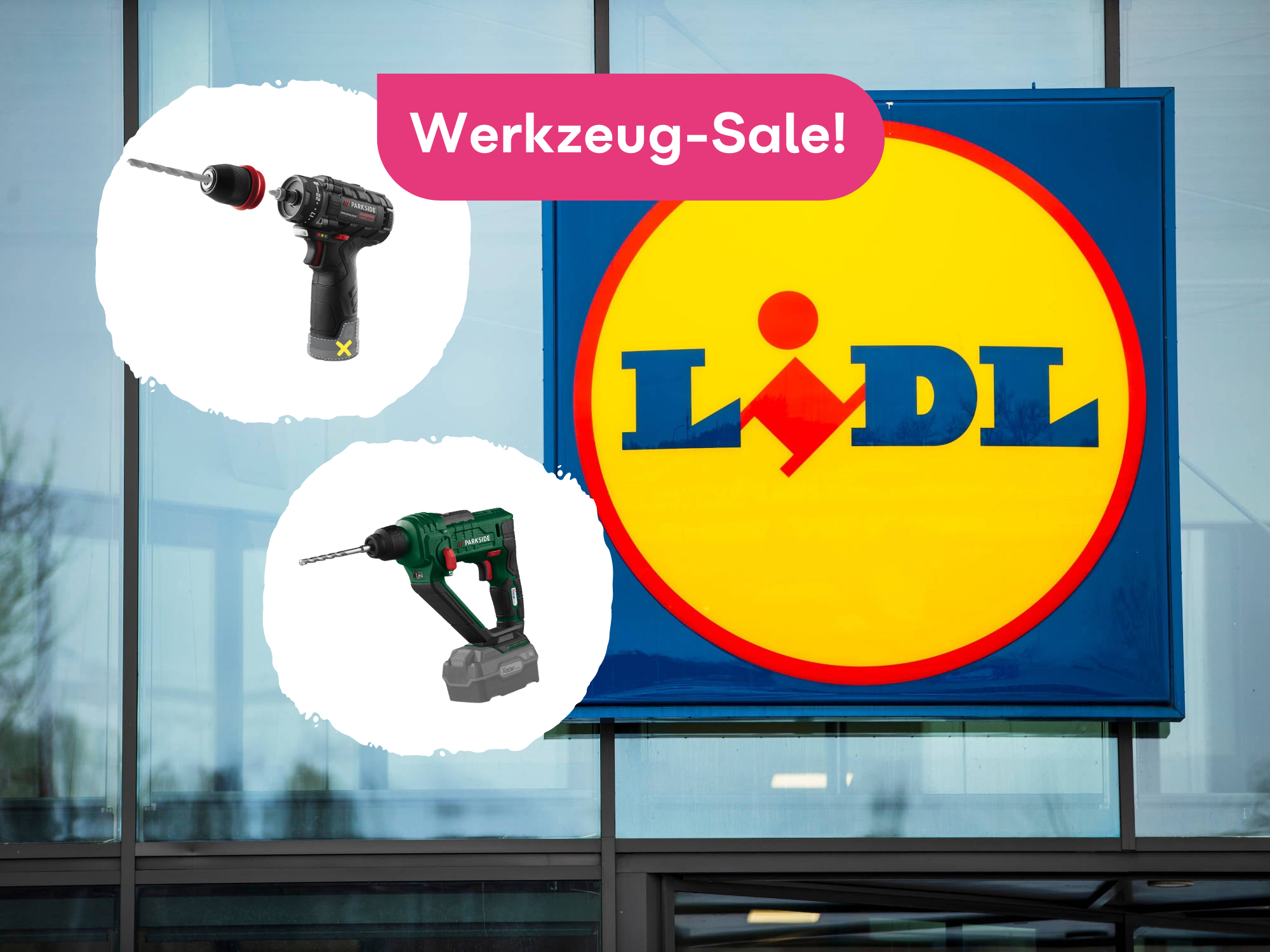 Akku-Bohrer und vieles mehr im Werkzeug-Sale bei Lidl