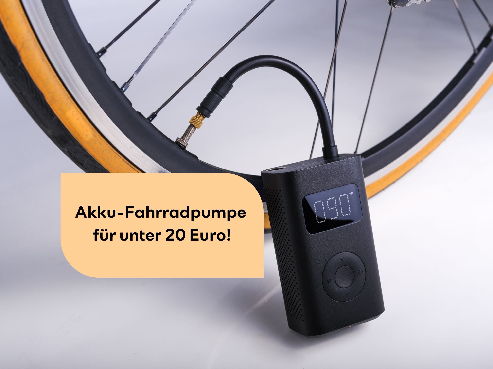 Akku-Fahrradpumpe bei Amazon im Angebot.