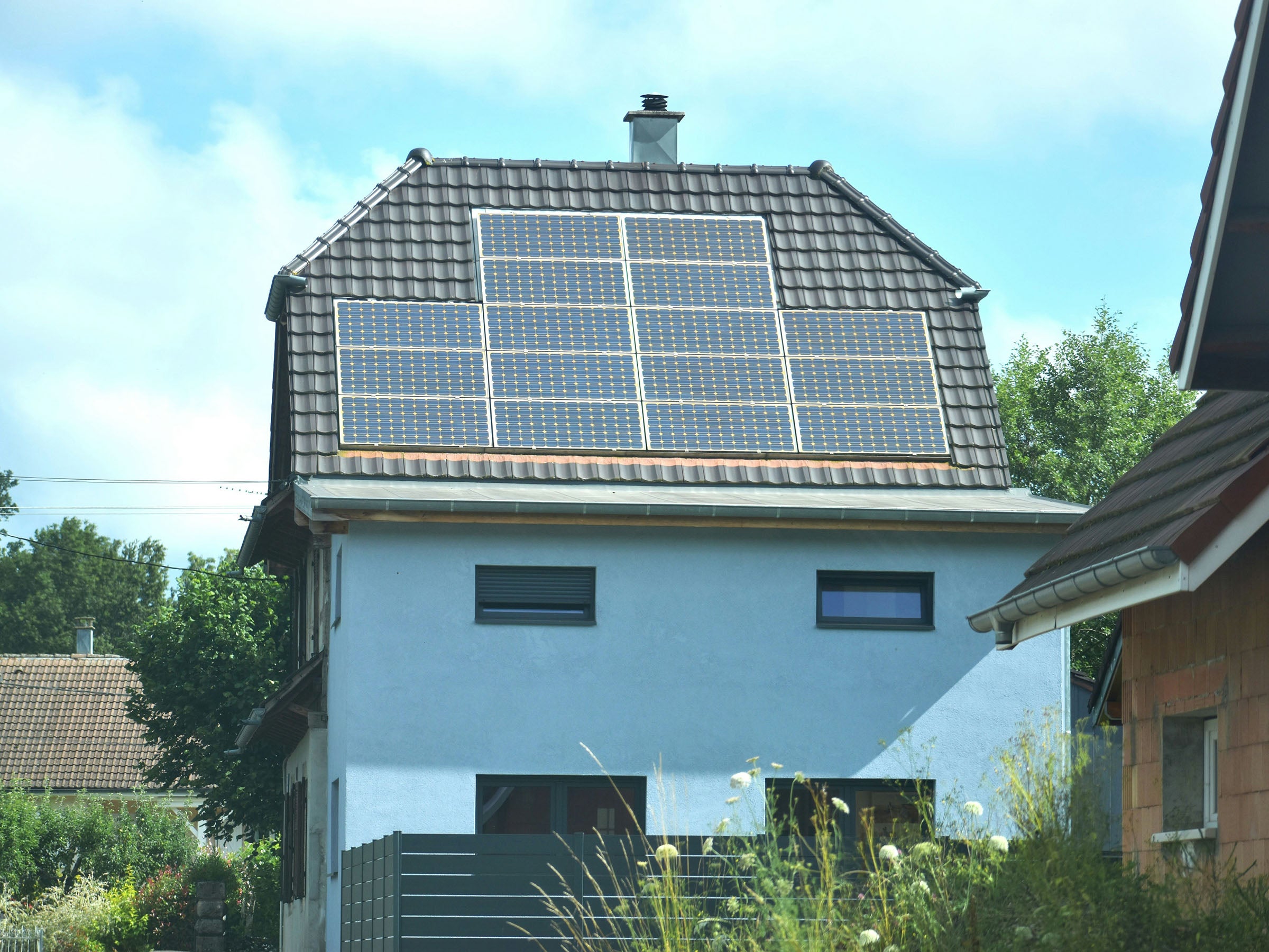 PV-Anlage auf Hausdach