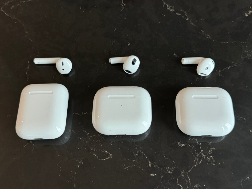 Apple AirPods 2, 3 und 4 im Vergleich