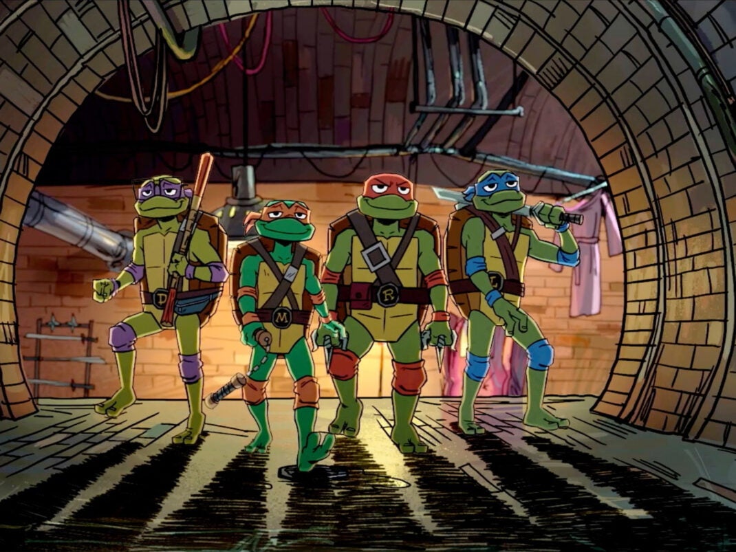 Szene aus "Tales of the Teenage Mutant Ninja Turtles".