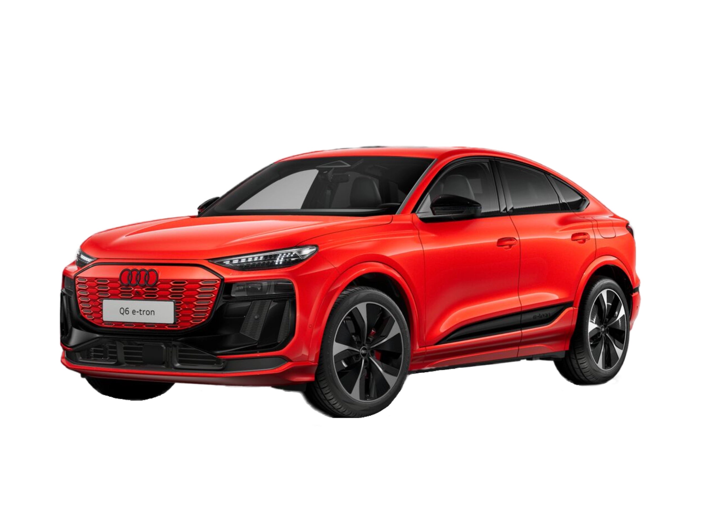 audi-q6-e-tron-seitlich-vorn-rot