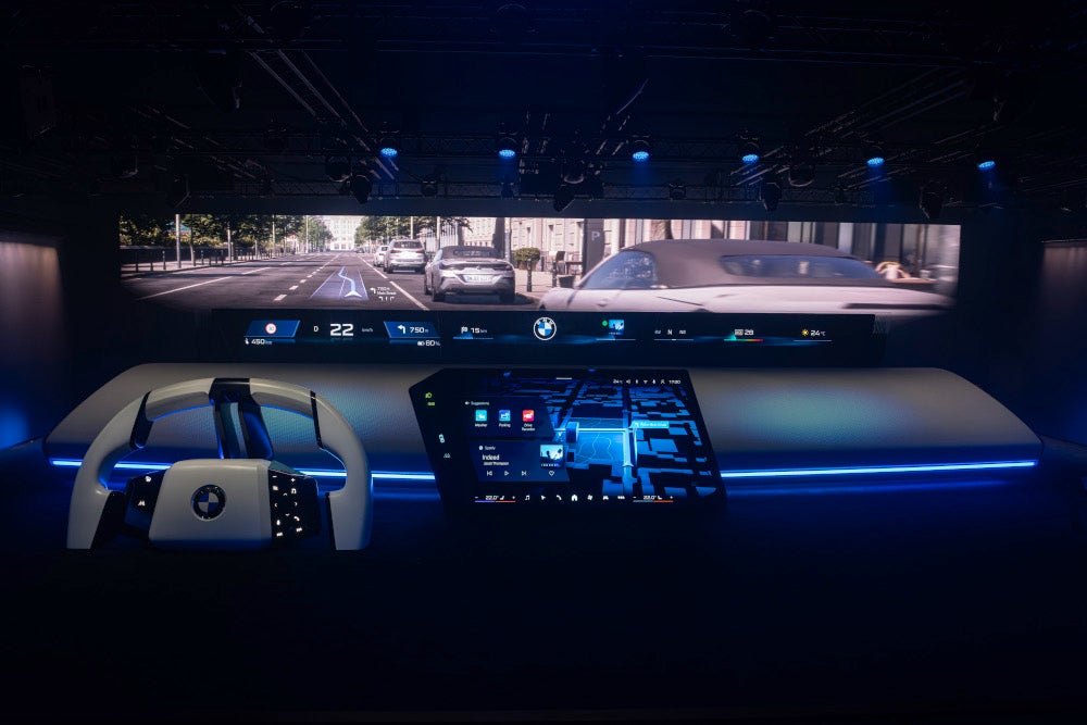 BMW Panoramic iDrive auf der CES 2025: Aktive Navigation