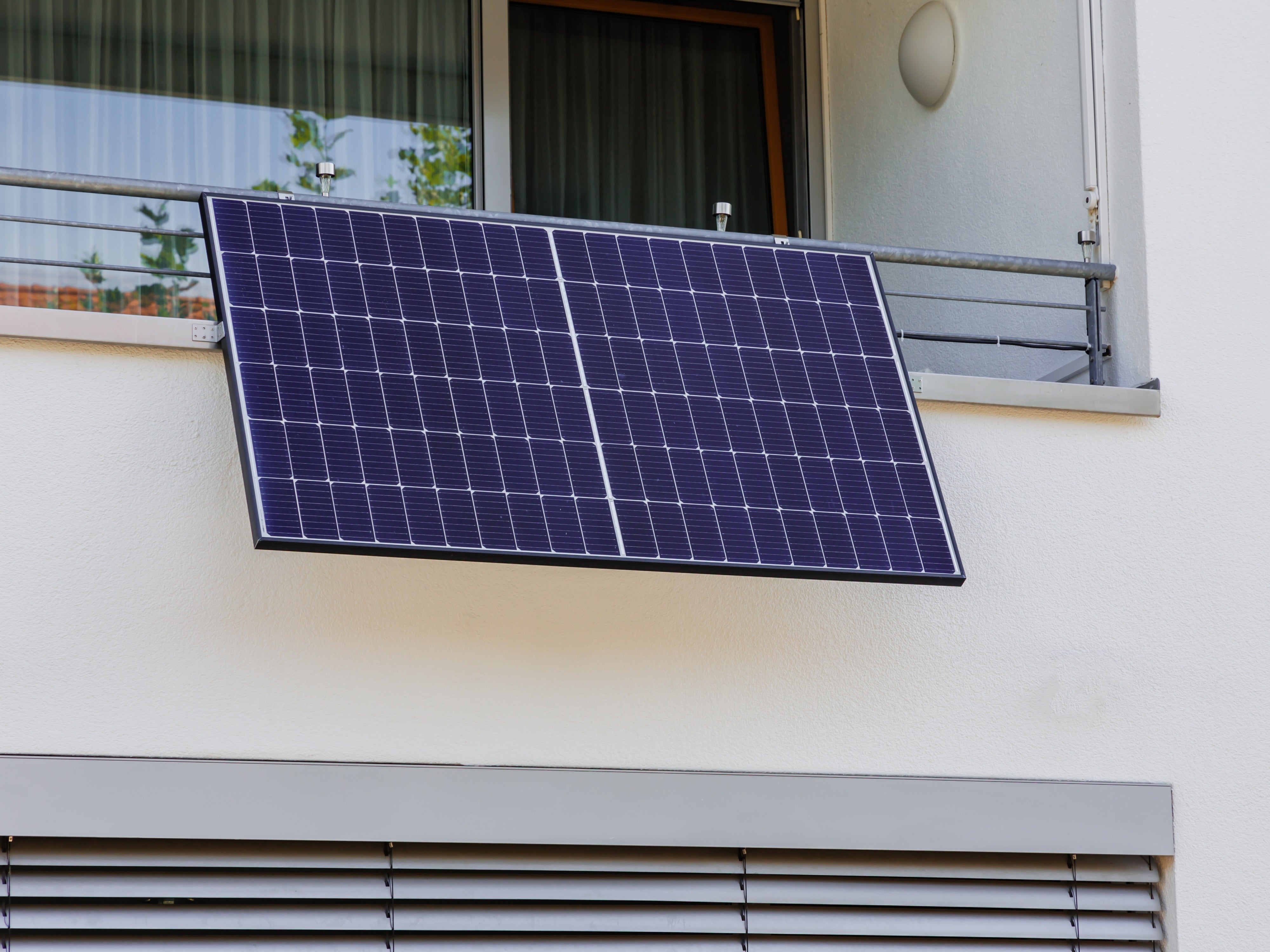 PV-Anlage an einem Haus