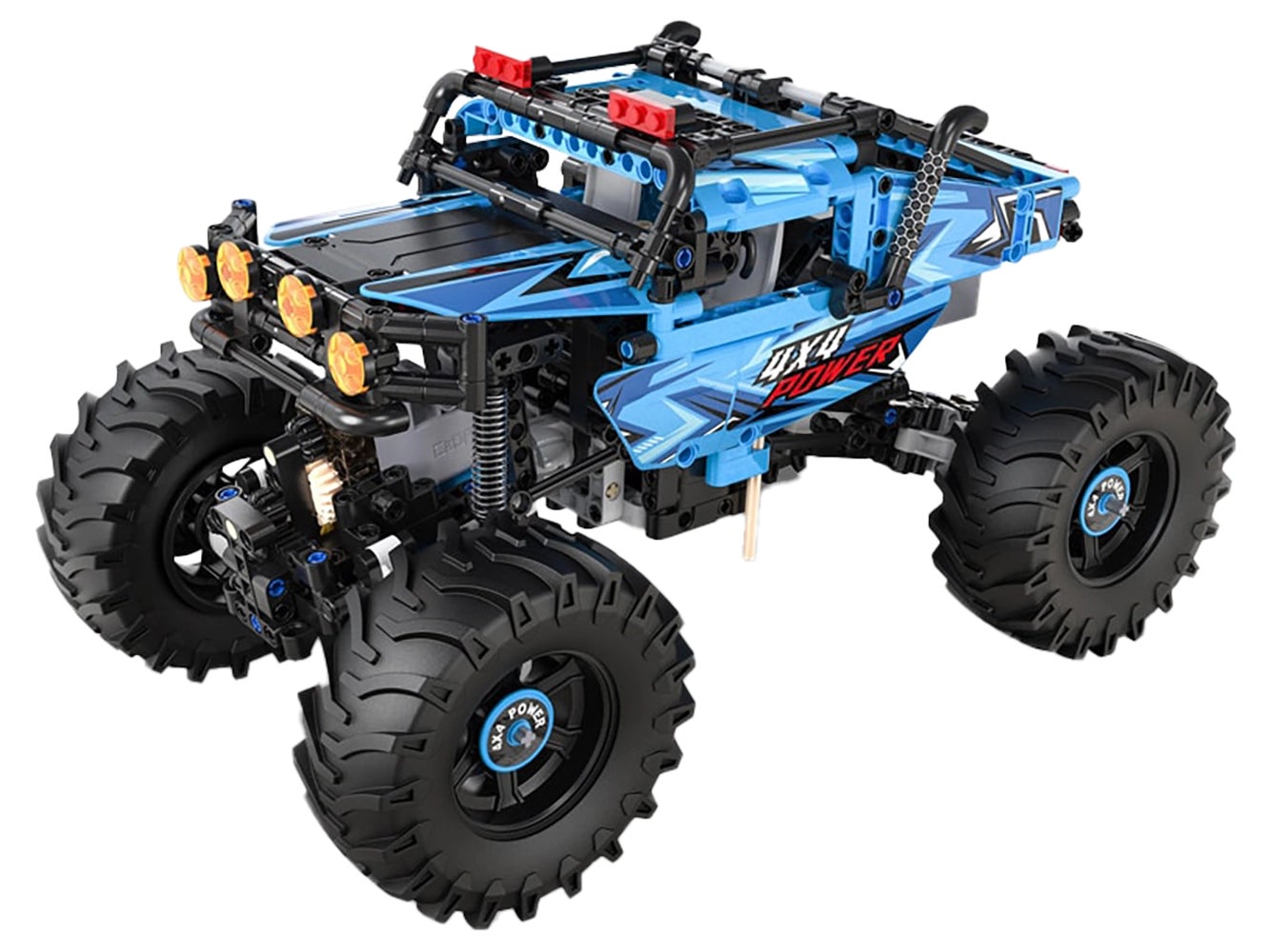 cada-c61008w-4×4-power-monster-truck-seitenansicht