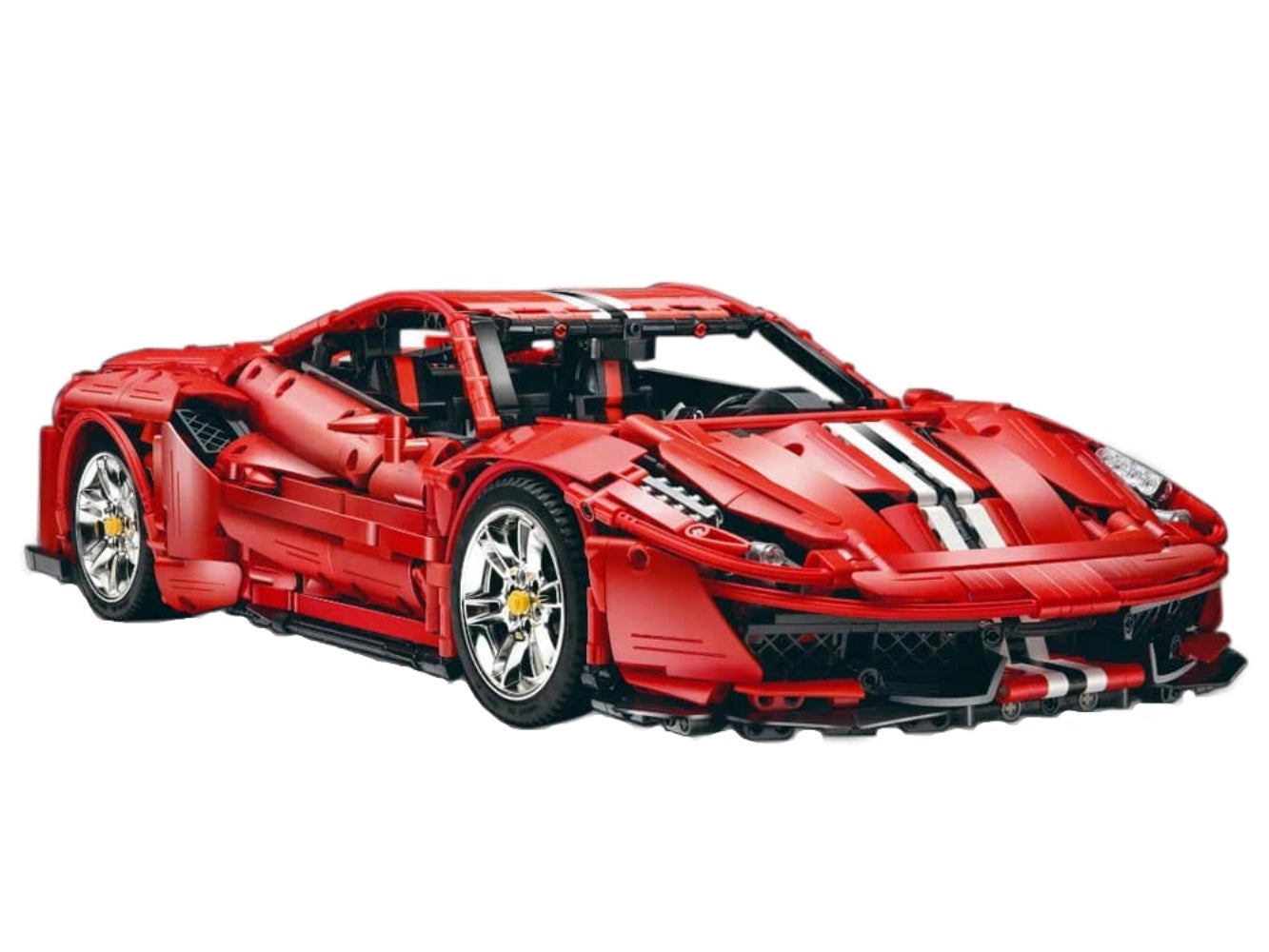 Foto: Klemmbaustein CaDA Master Italian Super Car mit Power-System, rot (C61042W)