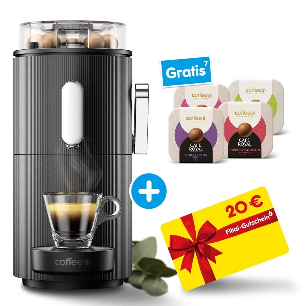 CoffeeB Kaffeemaschine bei Netto mit Gutschein und Gratis-Extras