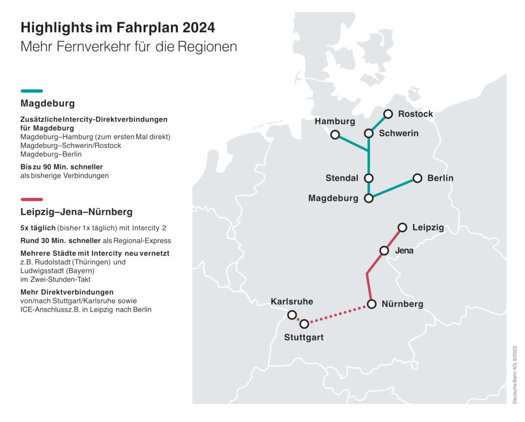 Deutsche Bahn ändert Fahrplan: Diese Verbindungen Sind Neu