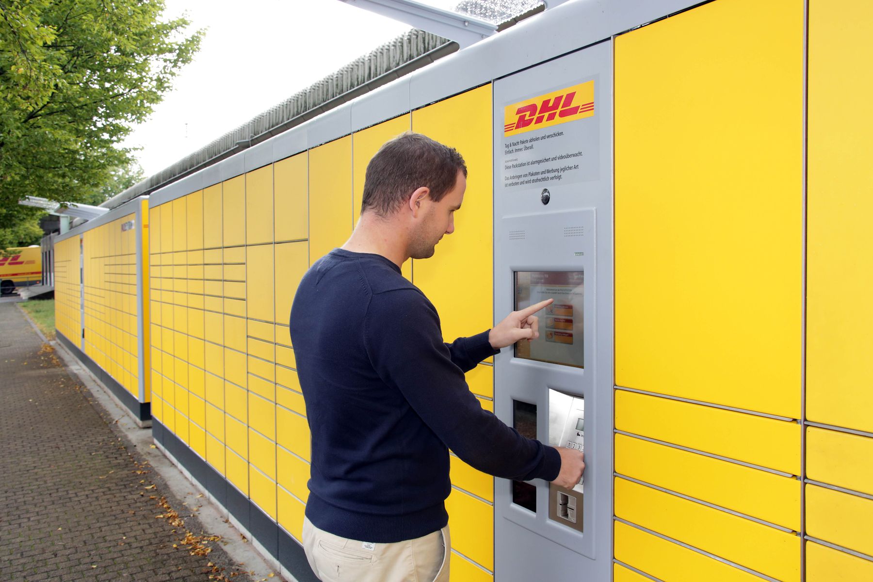 Packstation von DHL