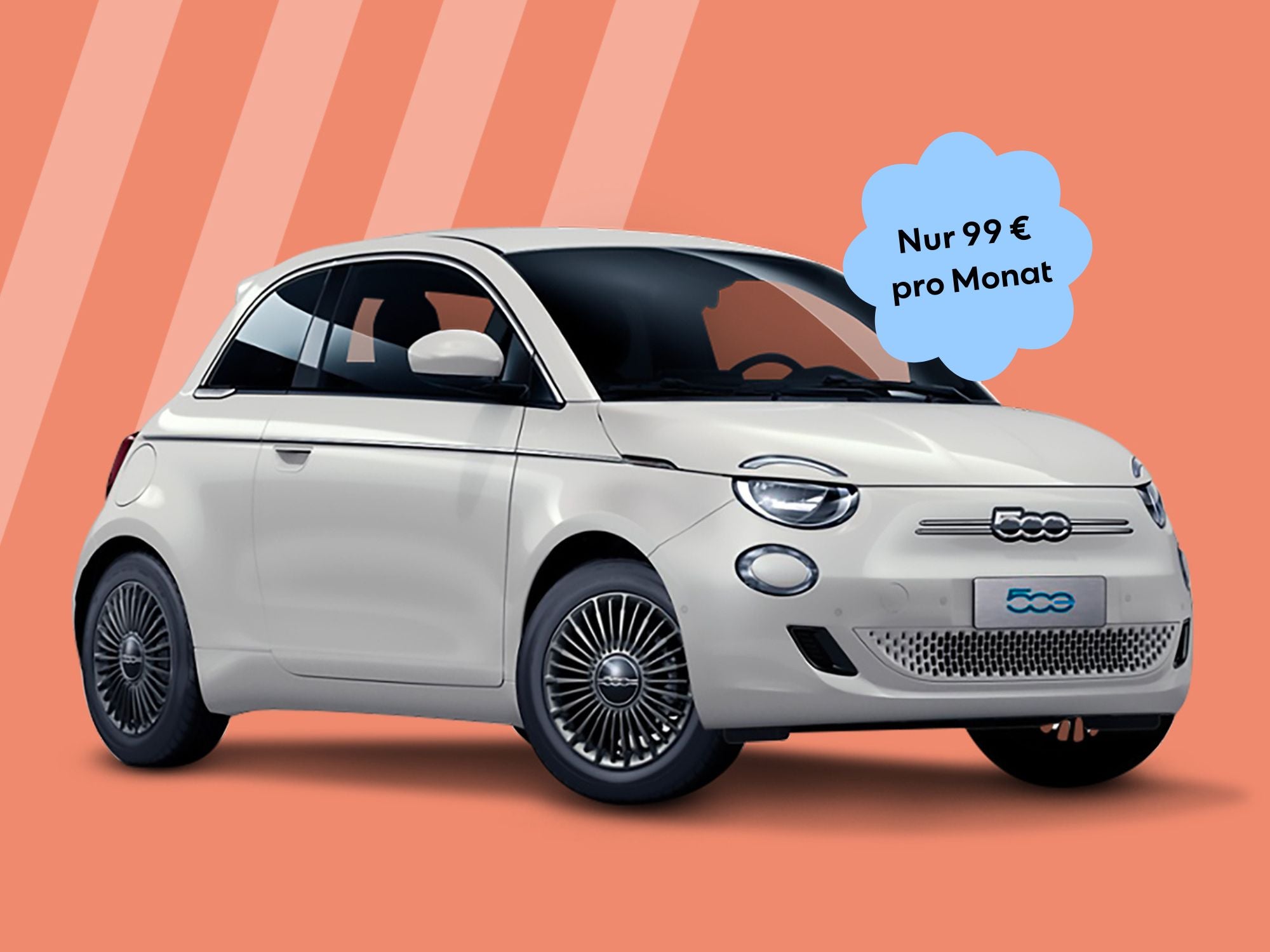 E-Auto Leasing - Fiat 500e für nur 99 € pro Monat