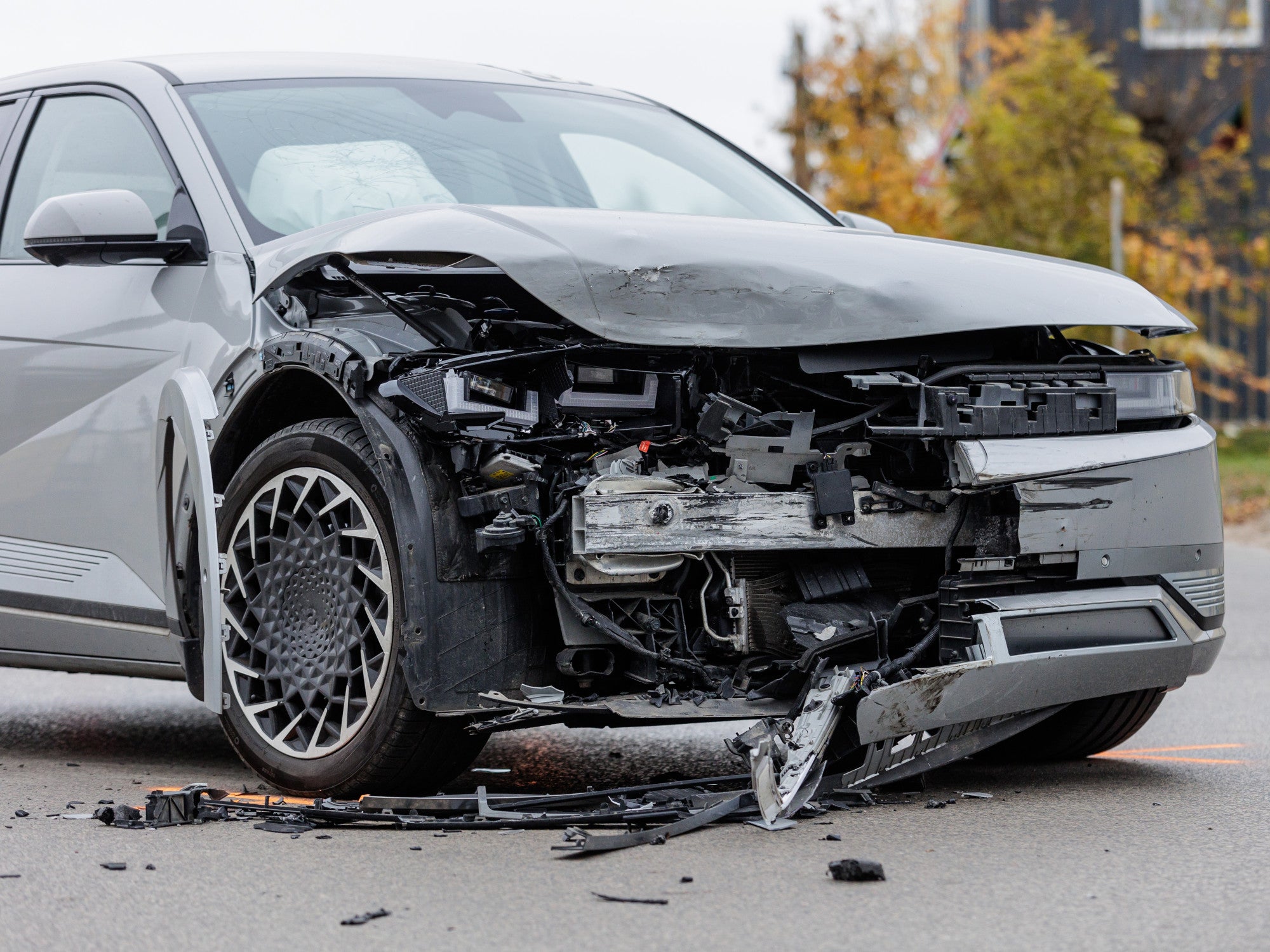 Wrack eines Hyundai IONIQ 5.