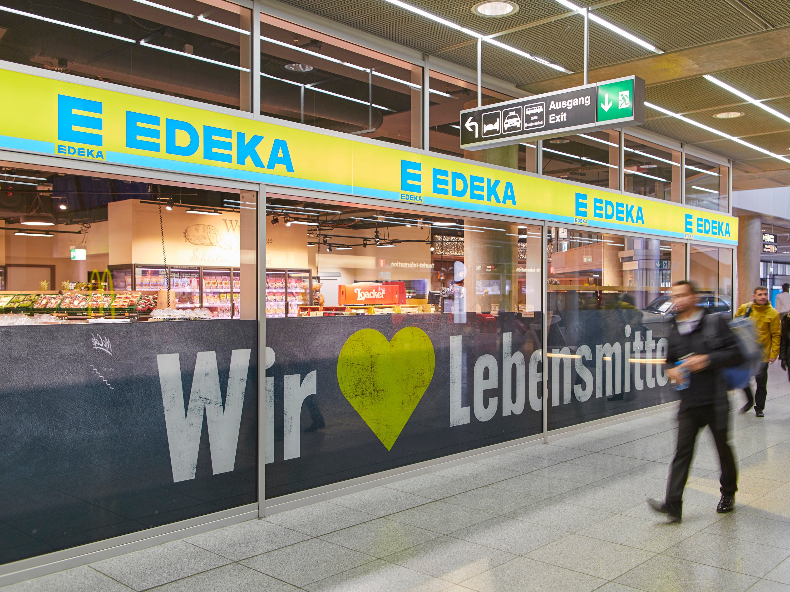 Eine Filiale von Edeka