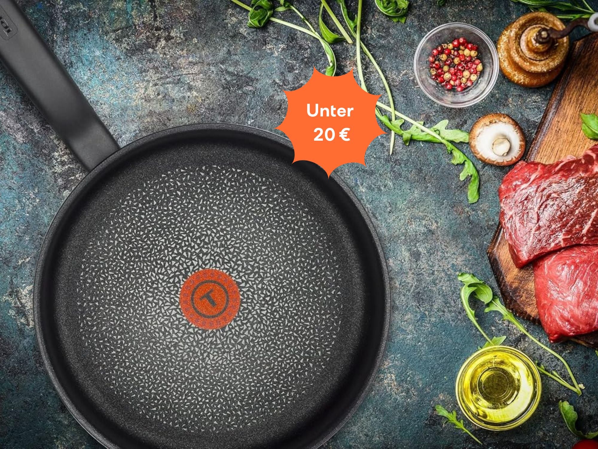 Fast 40 Prozent Rabatt - Wertige Tefal-Pfanne im Last Minute Prime Angebot