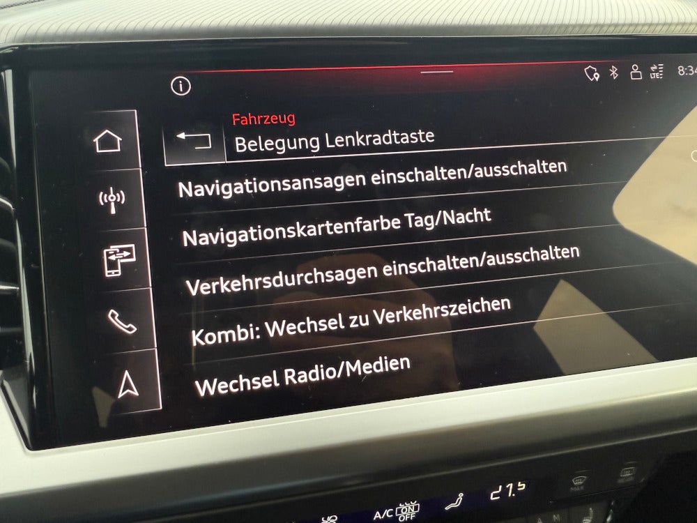 Funktionen der Favoritentaste im Audi Q4 e-tron (2024)