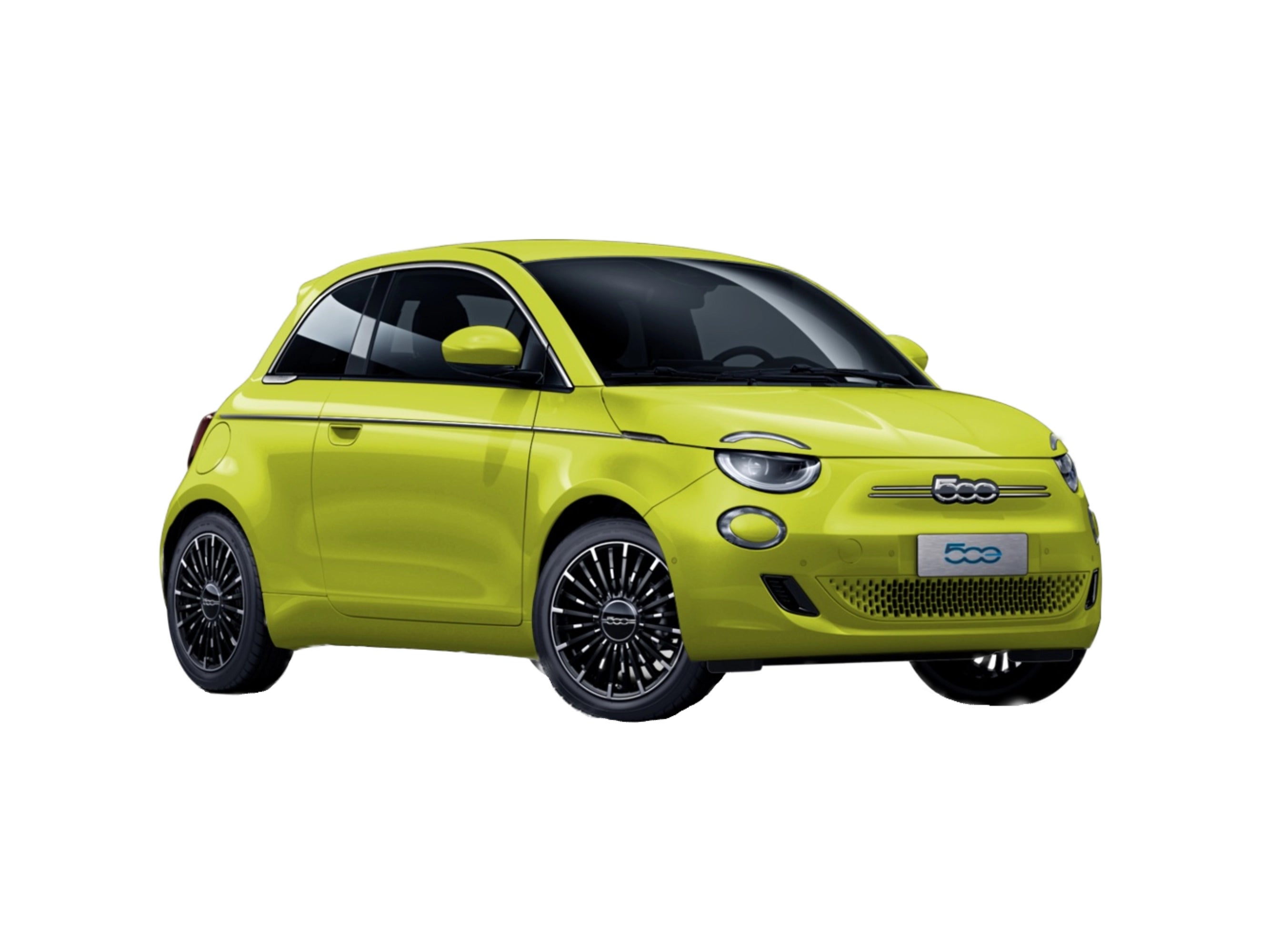 fiat-500-elektro-2025-seitlich-vorn-gruen