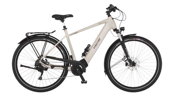 Fischer E-Bike Trekking Viator 7.0i in der Seitenansicht.