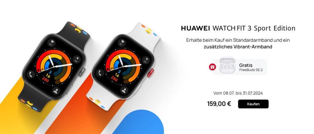 Huawei Watch Fit 3 Sport Edition im Angebot