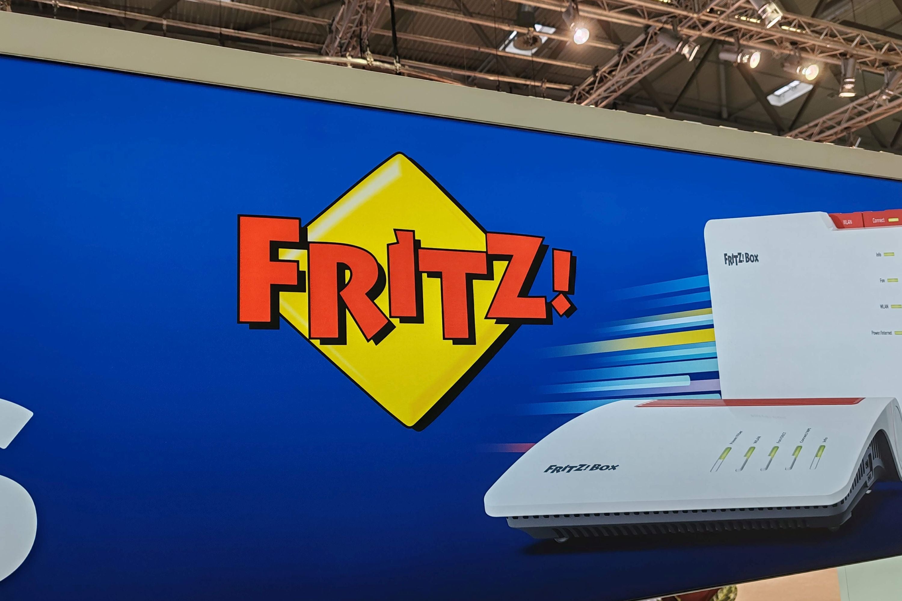 Das Fritz-Logo an einer Wand