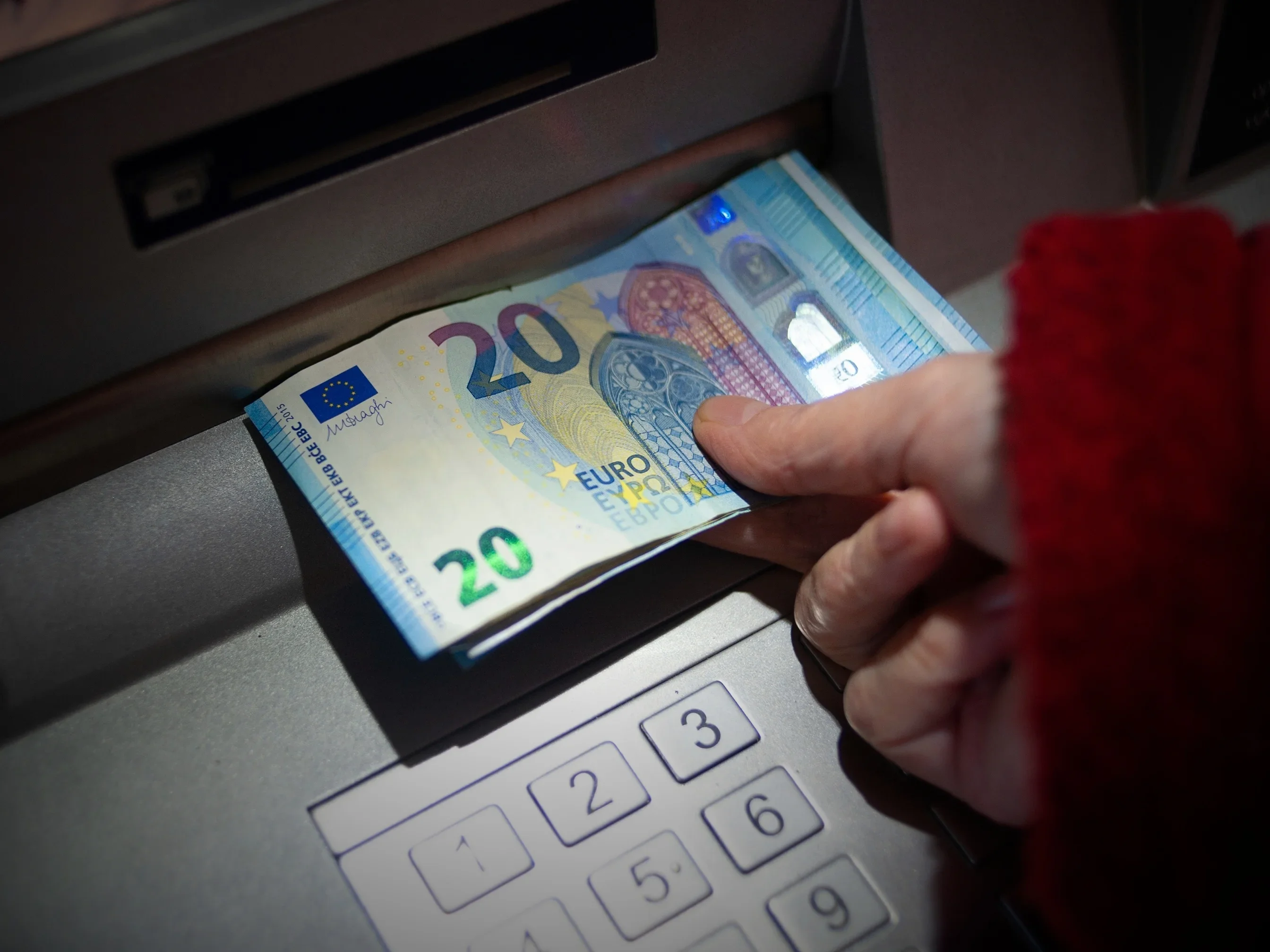 Phishing, Bank, Geldautomat, Bankautomat, Geld, Konto