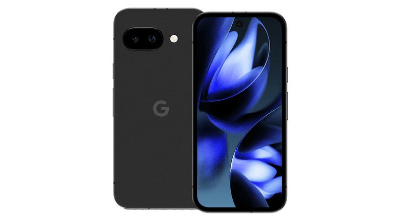 Das vermeintliche Google Pixel 9a in Schwarz.