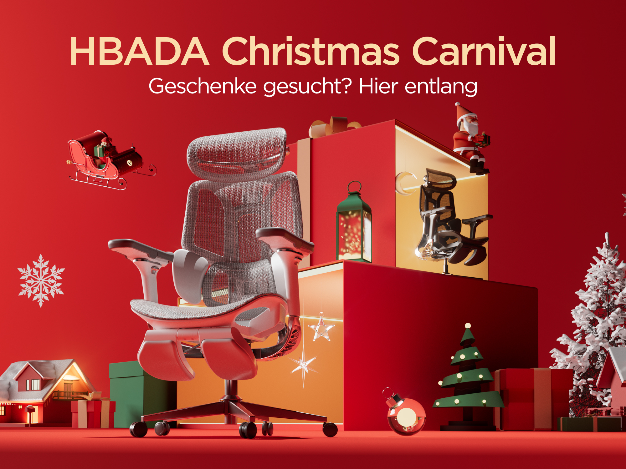 Hbada Weihnachtsangebot zum E3 Bürostuhl