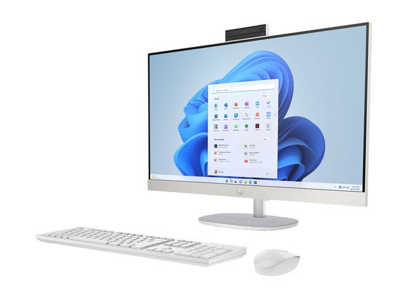 HP 27-cr0501ng All-in-One-PC in der Frontansicht.