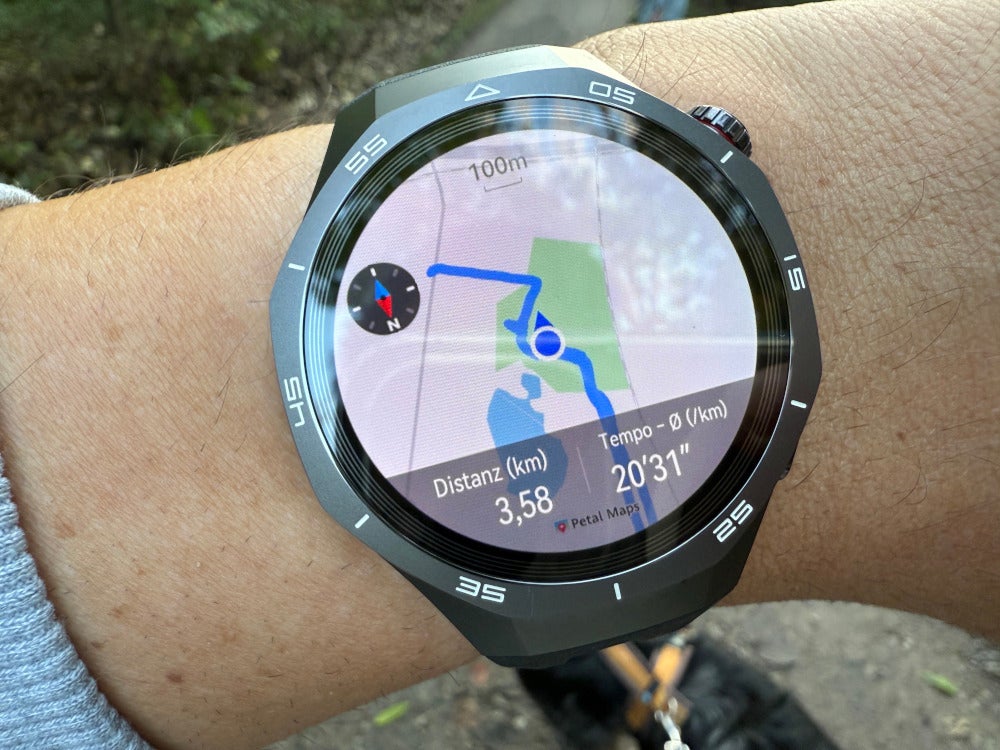 Huawei Watch GT 5 Pro im Test - Topografisches Kartenmaterial.