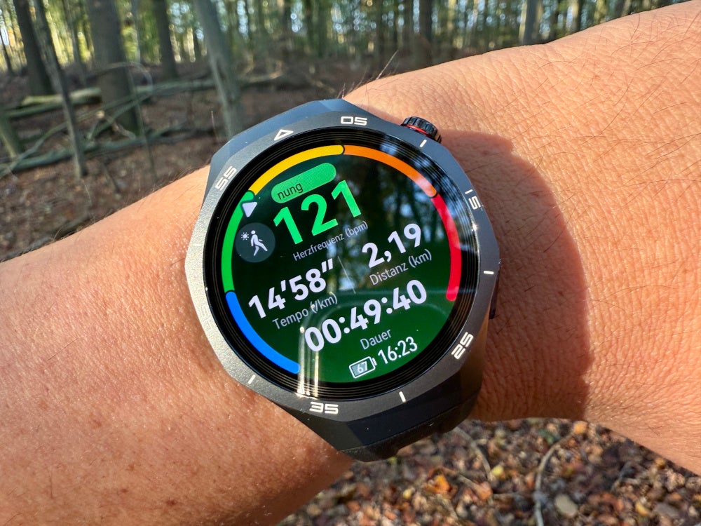 Trainingsmodus auf der Huawei Watch GT 5 Pro.