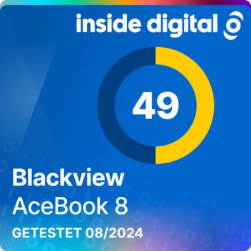 Testsiegel des Blackview AceBook 8 