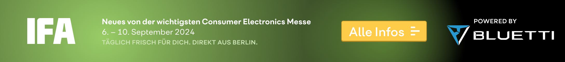 Neues von der wichtigsten Consumer Electronics Messe