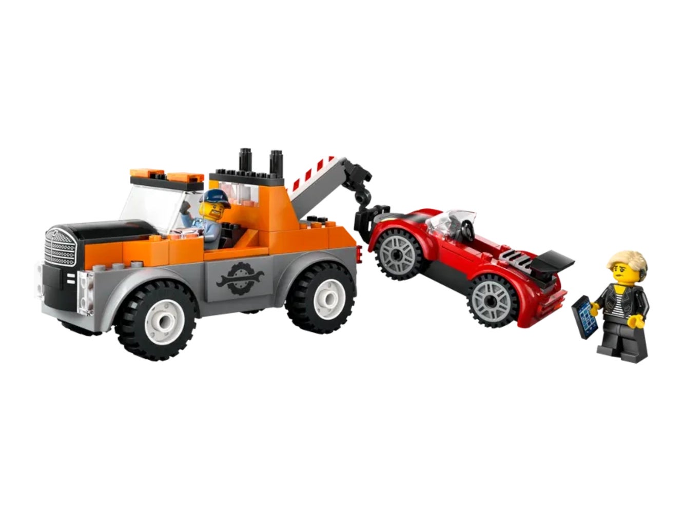 Foto: Klemmbaustein Lego Abschleppwagen mit Sportauto (60435)