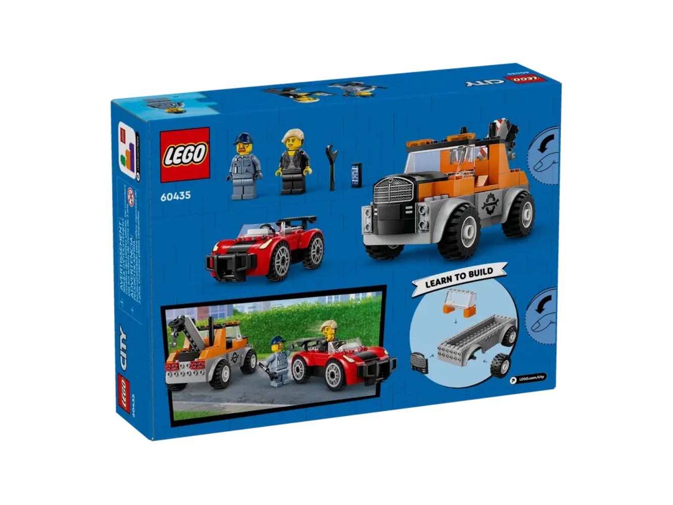 Foto: Klemmbaustein Lego Abschleppwagen mit Sportauto (60435)