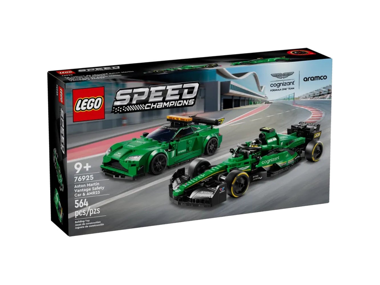 Foto: Klemmbaustein Lego Aston Martin Safety Car & AMR23 (76925)