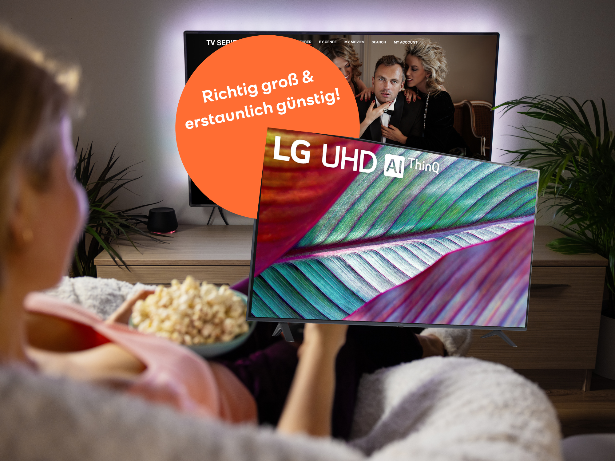 LG 4K-TV im Angebot: Richtig groß & erstaunlich günstig!