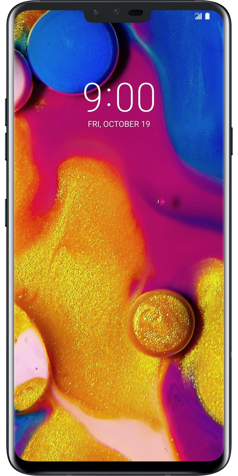 LG V40 ThinQ Schwarz Front