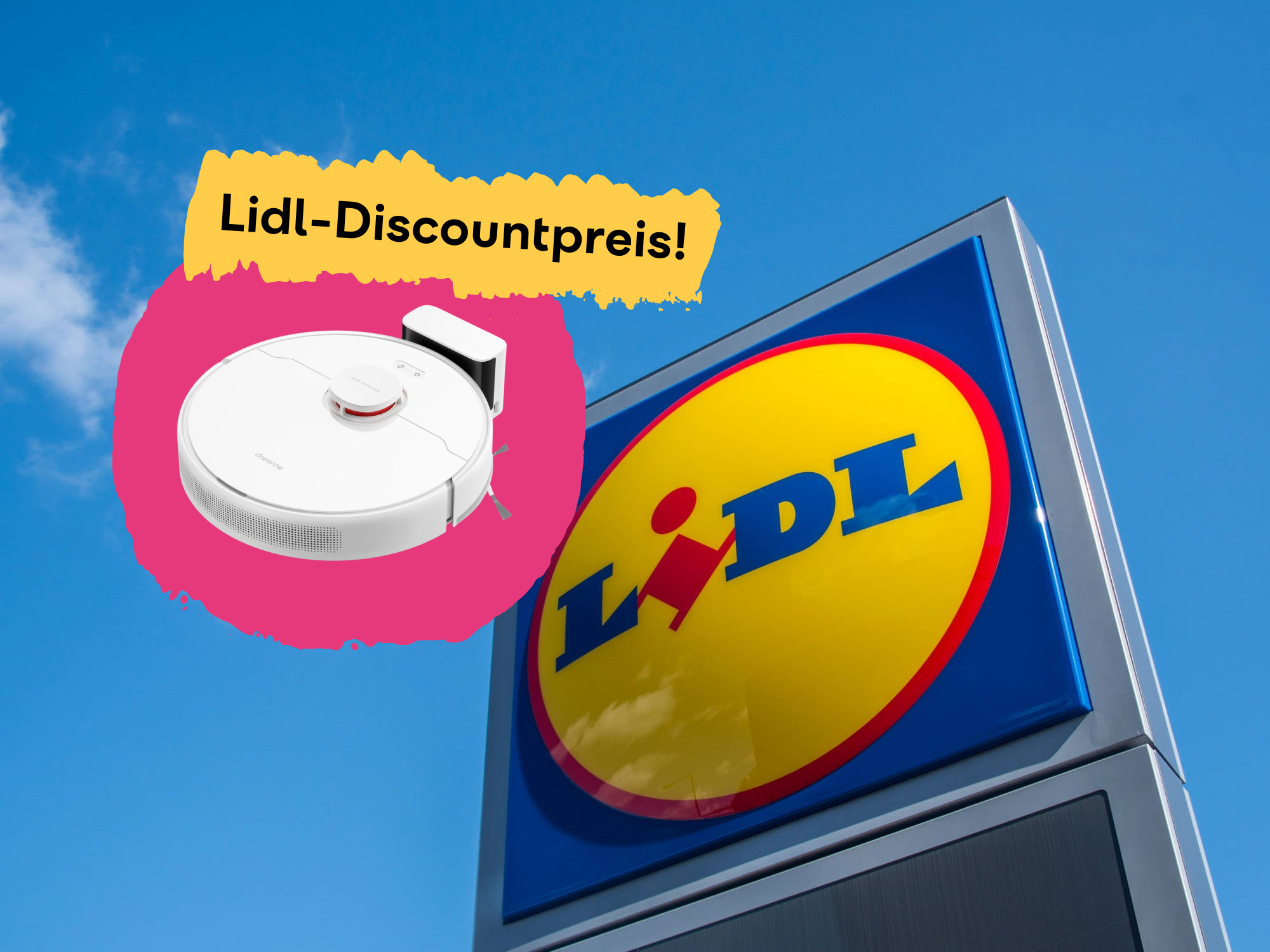 Lidl-Discountpreis für Dreame Saugroboter