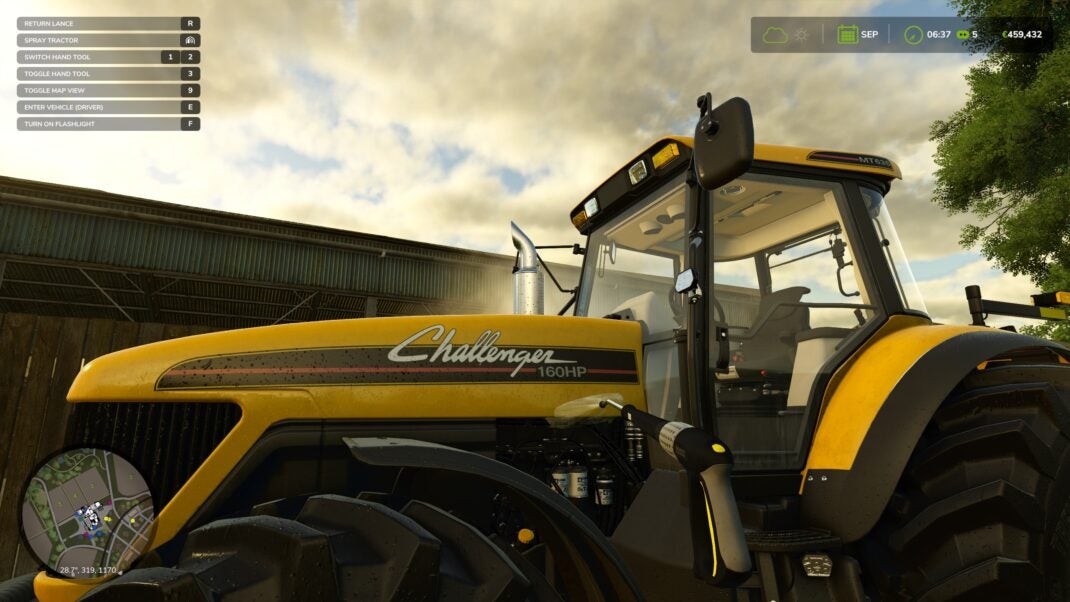 Ein Screenshot aus dem Landwirtschafts-Simulator 25.