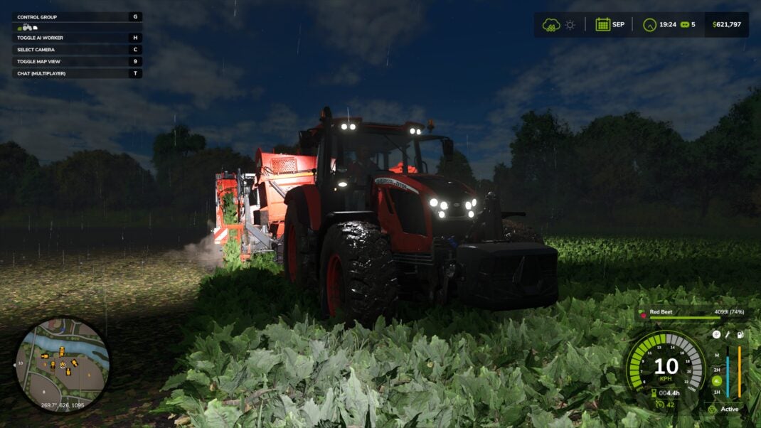 Ein Screenshot aus dem Landwirtschafts-Simulator 25.